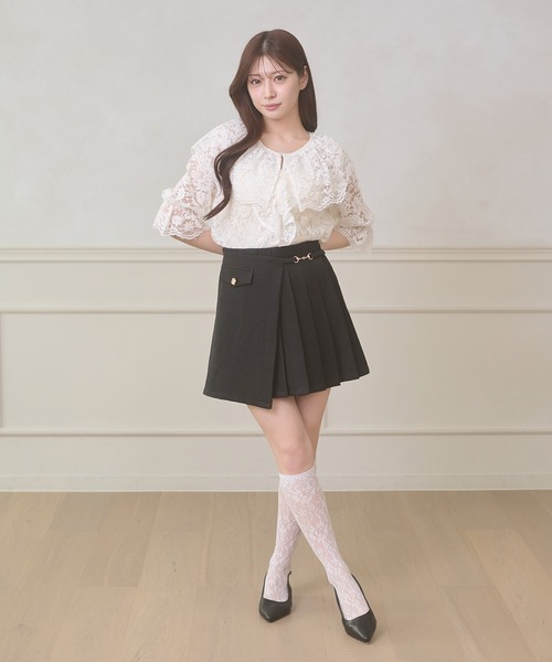 Ambre Neige（アンブルネージュ）の「ruffle frill lace blouse / ラッフルフリルレースブラウス（シャツ/ブラウス・レディース・オフホワイト/アイボリー・FREE）」の15枚目の写真