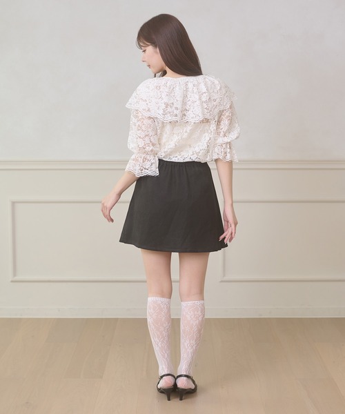 Ambre Neige（アンブルネージュ）の「ruffle frill lace blouse / ラッフルフリルレースブラウス（シャツ/ブラウス・レディース・オフホワイト/アイボリー・FREE）」の17枚目の写真