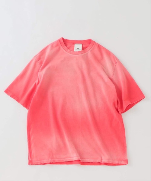 JOURNAL STANDARD relume（ジャーナルスタンダード　レリューム）の「MOOJI MOOJI / ム―ジ ム―ジ オーバー サイズ クロップ エイジド Tシャツ（Tシャツ/カットソー・メンズ・ダークグリーン/Red/ブラック/ダークパープル/Yellow/ブルー系その他・MEDIUM/LARGE）」の6枚目の写真
