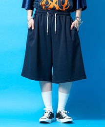 a.p.o.v. マカロンカラースウェットバギーハーフパンツ