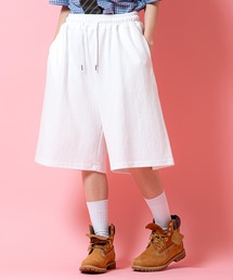 a.p.o.v. マカロンカラースウェットバギーハーフパンツ