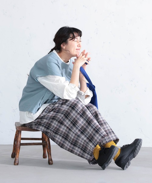 soulberry(ソウルベリー)の「チェックなパンツippo(その他パンツ・レディース・グレー系その他・5L/4L/3L/LL/L/M)」の19枚目の写真