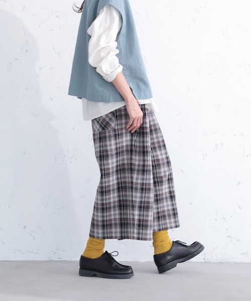 soulberry(ソウルベリー)の「チェックなパンツippo(その他パンツ・レディース・グレー系その他・5L/4L/3L/LL/L/M)」の8枚目の写真