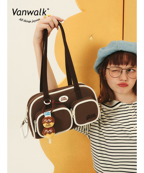 VANWALK（バンウォーク）の「Signature Tote Bag [Brown]（トートバッグ・レディース・ダークブラウン・FREE）」の2枚目の写真