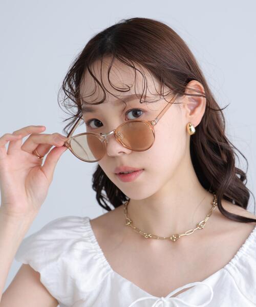 FREE'S MART(フリーズマート)の「ボストンサングラス(サングラス・レディース・ベージュ/ブラック/グレー・フリ-)」の15枚目の写真