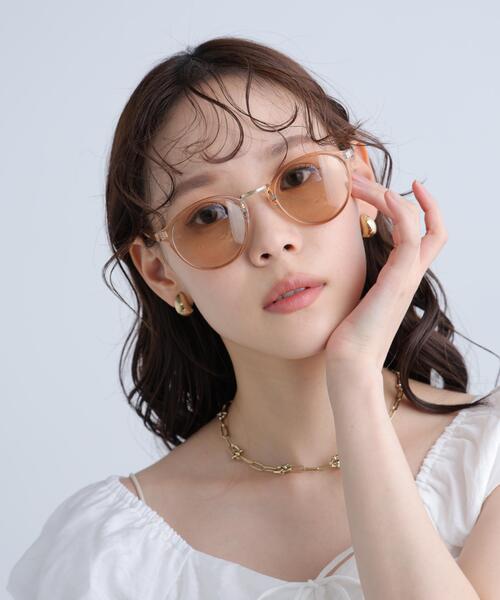 FREE'S MART(フリーズマート)の「ボストンサングラス(サングラス・レディース・ベージュ/ブラック/グレー・フリ-)」の16枚目の写真