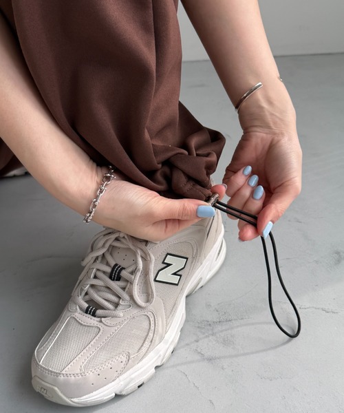 wee9s(ウィークス)の「super loose sweat pants / スーパールーズスウェットパンツ(スウェットパンツ・レディース・グレー/ブラック/ブラウン・FREE)」の10枚目の写真