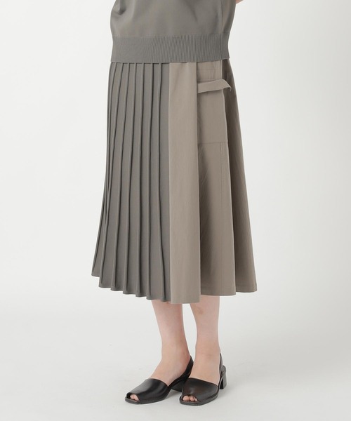 ZUCCa(ズッカ)の「MILITARY KNIT / ニットスカート(スカート・レディース・グレー・M size)」の4枚目の写真