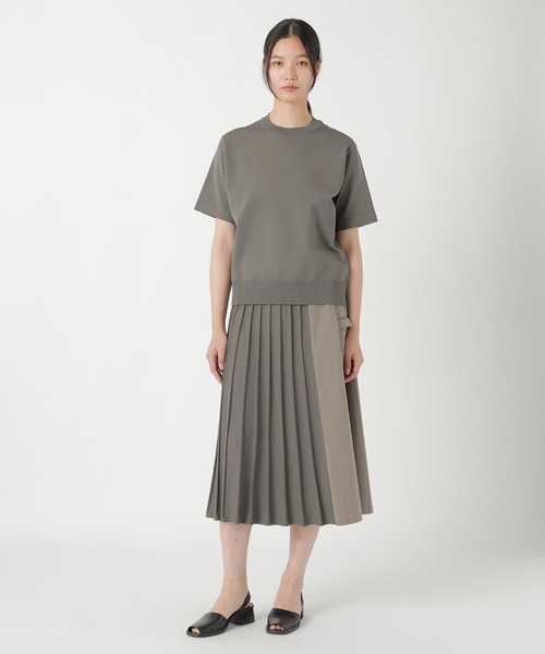 ZUCCa(ズッカ)の「MILITARY KNIT / ニットスカート(スカート・レディース・グレー・M size)」の5枚目の写真