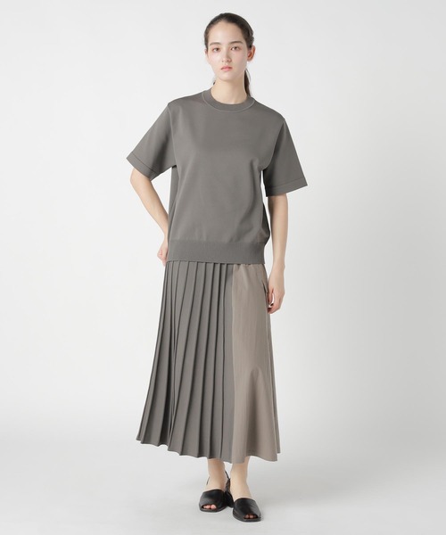 ZUCCa（ズッカ）の「MILITARY KNIT / ニットスカート（スカート・レディース・グレー/カーキ/ブラック・M size）」の4枚目の写真
