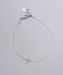 Zoule（ゾーラ）の「Zoule ゾーラ：STAINLESS ステンレスシリーズ　Happy motif　ハッピーモチーフ　Stainless V-31 hp cross　クロス　ブレスレット（ブレスレット）」