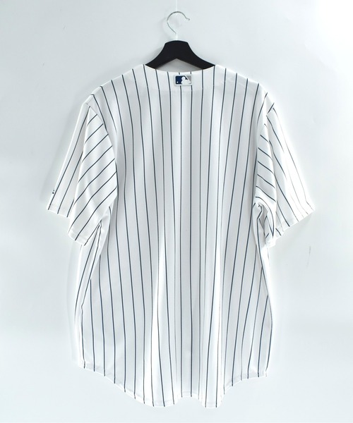 NBA/NFL/NHL/MLB(エヌビーエーエヌエフエルエヌエイチエルエムエルビー)の「【USED】Majestic “MLB New York Yankees“ ゲームシャツ(シャツ/ブラウス・メンズ・ホワイト・LARGE)」の6枚目の写真