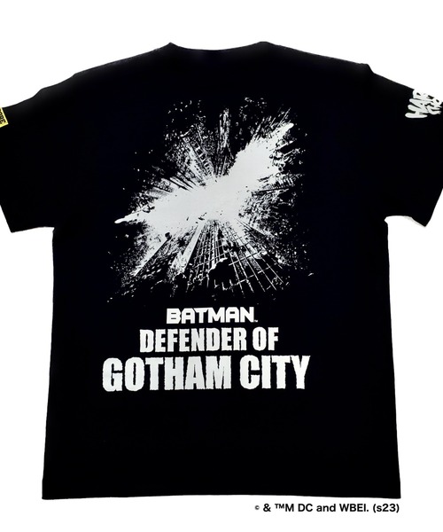 ハードコアチョコレート（ハードコアチョコレート）の「ダークナイト トリロジー/バットマン（ゴッサム/ブラック）（Tシャツ/カットソー・メンズ・ブラック・LARGE/X-LARGE/XX-LARGE）」の4枚目の写真