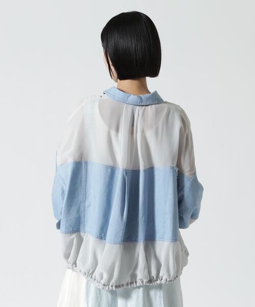 AULA AILA(アウラアイラ)の「AULA AILA/アウラアイラ/DENIM COMBINATION BLOUSON(その他アウター・レディース・ブルー/ブラック・0)」の20枚目の写真