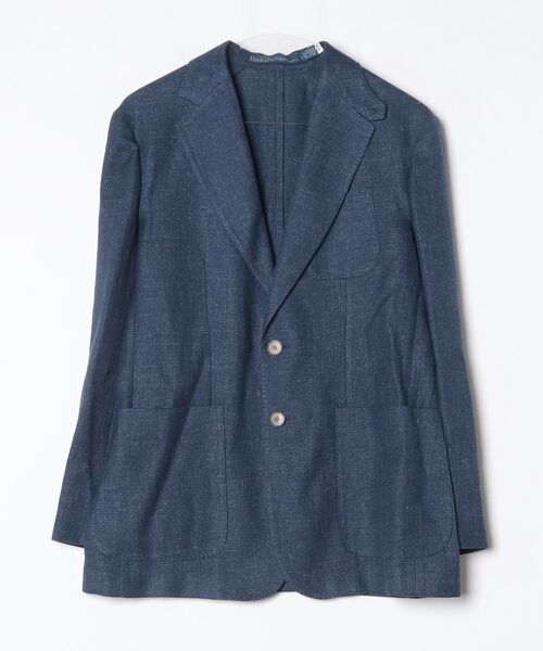 POLO RALPH LAUREN(ポロ ラルフ ローレン)の「シングルブレステッド リネンコットン ブレザー(テーラードジャケット・レディース・ブルー・0/2/4/6)」の7枚目の写真