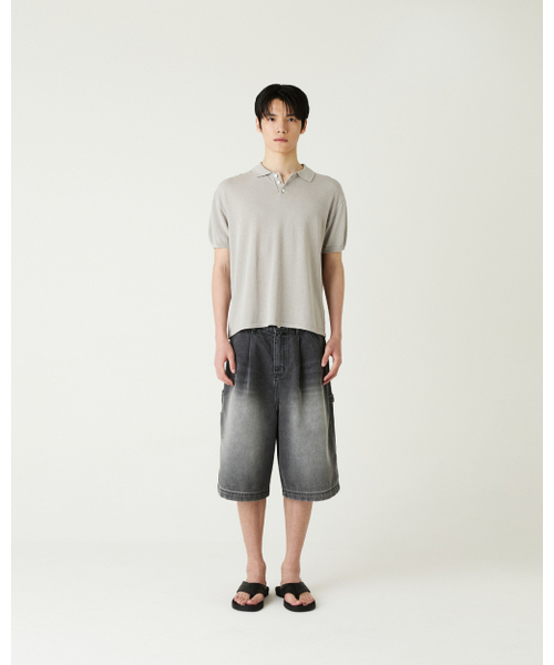THEENDQUESTION（ジエンドクエスチョン）の「Cotton linen collar knit top / GRAY（ニット/セーター・レディース・その他・1/2）」の3枚目の写真