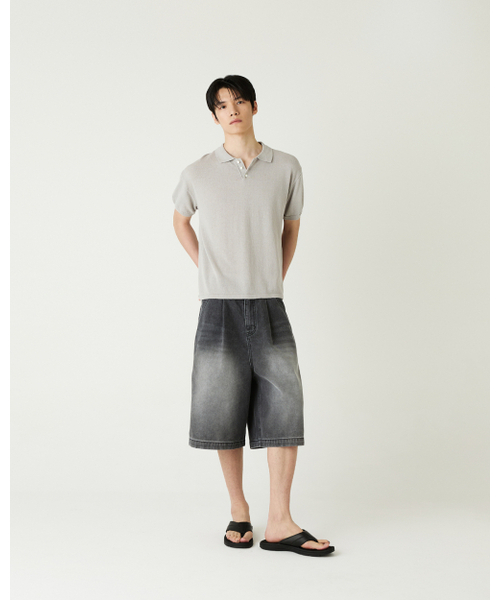 THEENDQUESTION（ジエンドクエスチョン）の「Cotton linen collar knit top / GRAY（ニット/セーター・レディース・その他・1/2）」の7枚目の写真