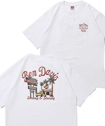 BEN DAVIS（ベンデイビス）の「【BEN DAVIS（ベンデイビス）】SOUVENIR EMB TEE / オーバーサイズ 半袖 クルーネック 刺繍 プリント ユニセックス ドロップショルダー（Tシャツ/カットソー）」
