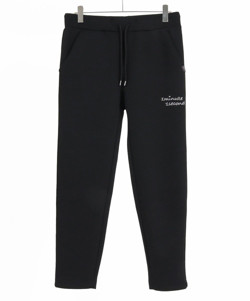 1minute 1second(ワンミニットワンセカンド)の「mp15188-cursive embroidery cardboard easy pants イージーパンツ(1M26A200)(スウェットパンツ・メンズ・ネイビー/ブラック/トップグレー・S/M/L/XL)」の16枚目の写真