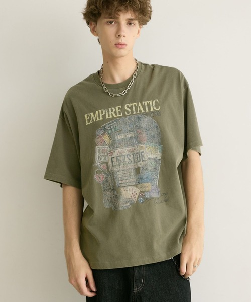 PBLIM(ページボーイリム)の「《UNISEX》トレジャーボックスルーズT / ピグメント加工(Tシャツ/カットソー・レディース・オフホワイト/チャコールグレー/カーキ・FREE)」の3枚目の写真