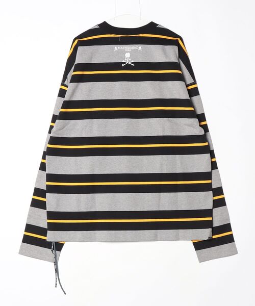 mastermind JAPAN(マスターマインド)の「BOXY3 COLOR STRIPED TEE(Tシャツ/カットソー・メンズ・グレー系その他・XL)」の2枚目の写真