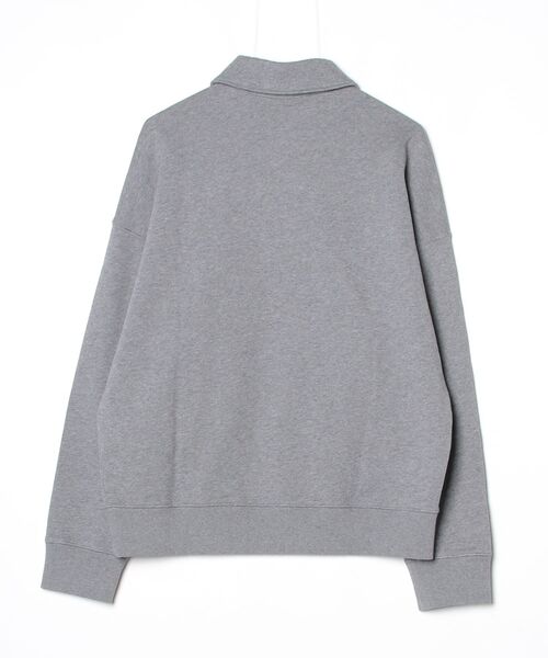 Maison Kitsune(メゾンキツネ)の「MAISON KITSUNE STAMP OVERSIZE POLO SWEASHIRT(スウェット・メンズ・グレー・M/S)」の2枚目の写真