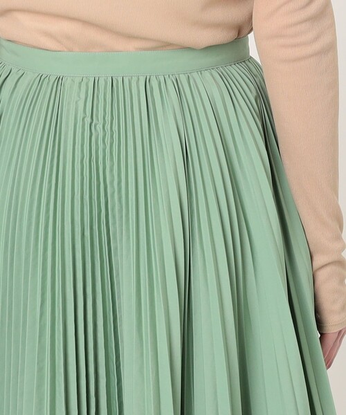 Plan C(プランシー)の「PLAN C PLEATED LONG SKIRT アシンメトリー プリーツスカート(スカート・レディース・グリーン・36)」の7枚目の写真