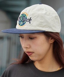 Chick | 2-Tone Front Embroidery Baseball Cap / ツートン フロント刺繍 ベースボールキャップ フラットバイザー 配色 バイカラー レディース メンズ 2026年 夏 夏服(キャップ)