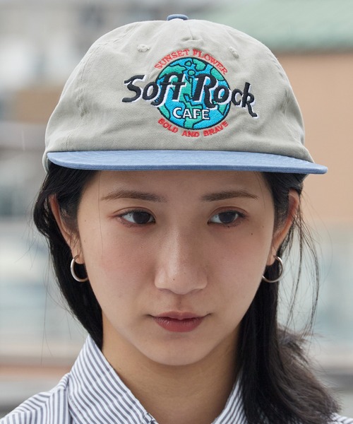 Chick（チック）の「2-Tone Front Embroidery Baseball Cap / ツートン フロント刺繍 ベースボールキャップ フラットバイザー 配色 バイカラー レディース メンズ 2026年 夏 夏服（キャップ・レディース・ブルー/ネイビー・FREE）」の2枚目の写真