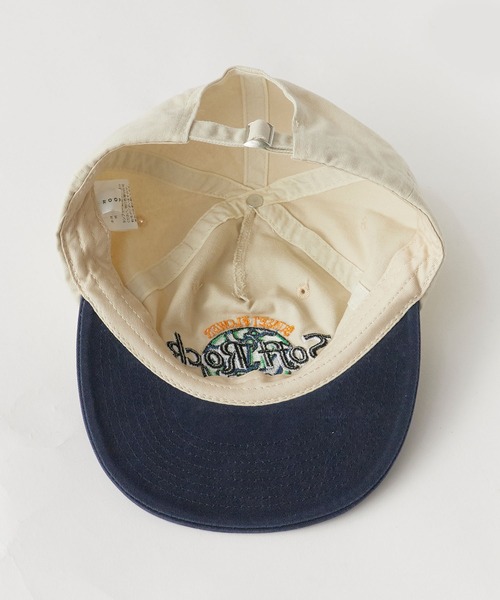 Chick（チック）の「2-Tone Front Embroidery Baseball Cap / ツートン フロント刺繍 ベースボールキャップ フラットバイザー 配色 バイカラー レディース メンズ 2026年 夏 夏服（キャップ・レディース・ブルー/ネイビー・FREE）」の6枚目の写真