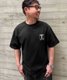 【SIDEWAYSTANCE】tamaribaラベルロゴ半袖Tシャツ 70496