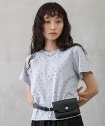 ドット柄Tシャツ