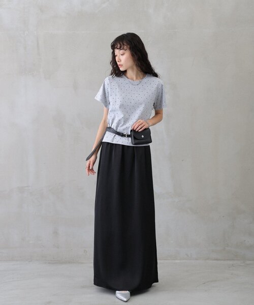 COLONY 2139(コロニートゥーワンスリーナイン)の「ドット柄Tシャツ(Tシャツ/カットソー・レディース・ホワイト/グレー/イエロー・FREE)」の14枚目の写真