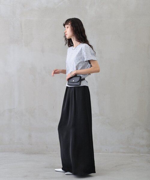 COLONY 2139(コロニートゥーワンスリーナイン)の「ドット柄Tシャツ(Tシャツ/カットソー・レディース・ホワイト/グレー/イエロー・FREE)」の15枚目の写真