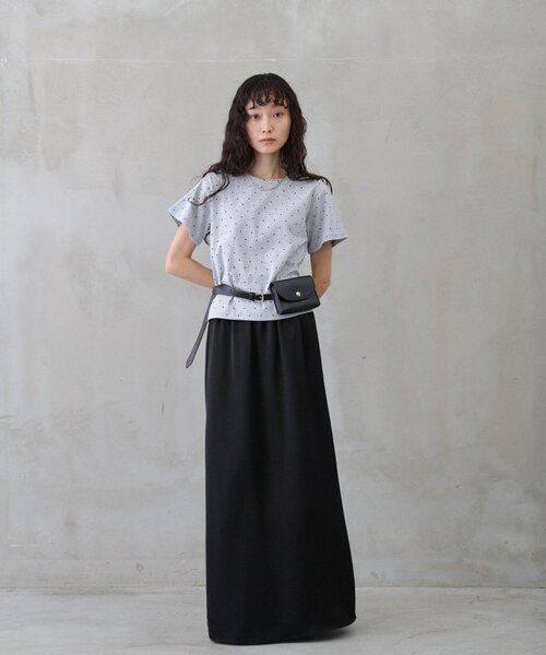COLONY 2139(コロニートゥーワンスリーナイン)の「ドット柄Tシャツ(Tシャツ/カットソー・レディース・ホワイト/グレー/イエロー・FREE)」の18枚目の写真