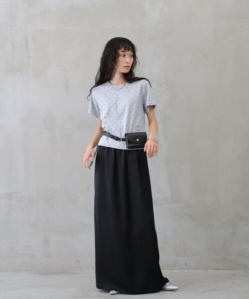 COLONY 2139(コロニートゥーワンスリーナイン)の「ドット柄Tシャツ(Tシャツ/カットソー・レディース・ホワイト/グレー/イエロー・FREE)」の19枚目の写真