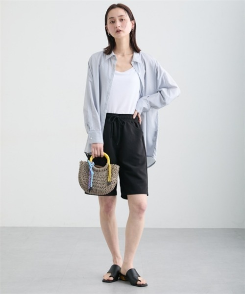 nissen(ニッセン)の「ラッシュガードハーフパンツ(UVカット・はっ水)(その他パンツ・レディース・ブラック・LL/L/M)」の13枚目の写真