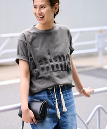 ≪新色 / 追加≫STUDIO ANIMALS 別注Animals Letter Tシャツ
