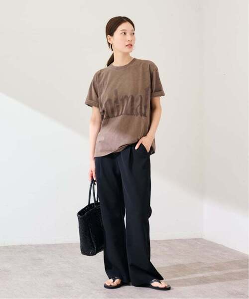 FRAMeWORK（フレームワーク）の「≪新色 / 追加≫STUDIO ANIMALS 別注Animals Letter Tシャツ（Tシャツ/カットソー・レディース・ネイビー/ブラウン/スミクロ・FREE）」の7枚目の写真