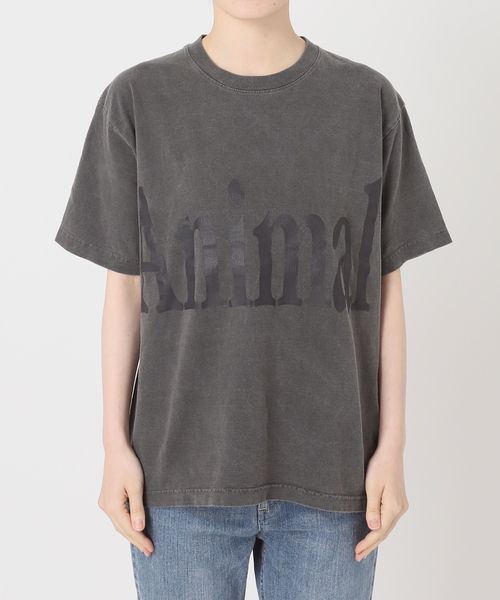 FRAMeWORK（フレームワーク）の「≪新色 / 追加≫STUDIO ANIMALS 別注Animals Letter Tシャツ（Tシャツ/カットソー・レディース・ネイビー/ブラウン/スミクロ・FREE）」の22枚目の写真