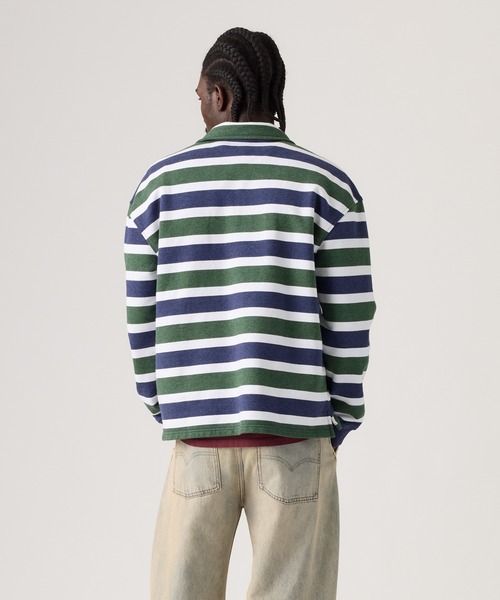 Levi's(リーバイス)の「Levi's/リーバイス キャメロン ハーフジッププルオーバー(スウェット・メンズ・グリーン・S/M/L)」の3枚目の写真