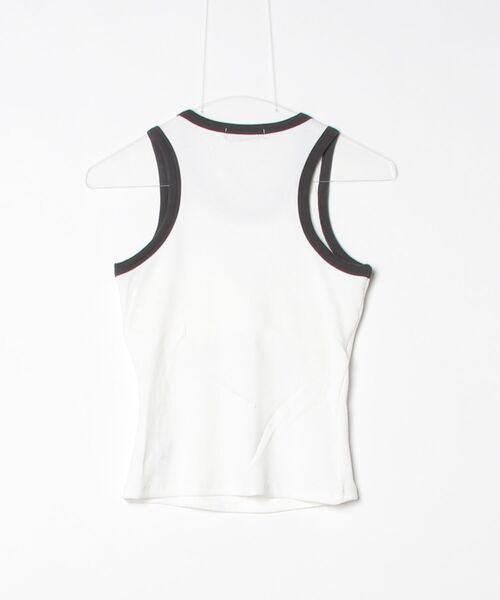 My sugar Babe（マイシュガーベイブ）の「metal logo American sleeve tank top（タンクトップ・メンズ・オフホワイト/ブラック・フリー）」の8枚目の写真