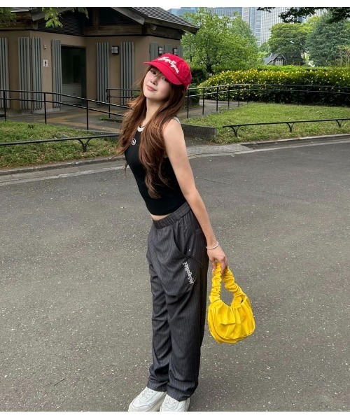 My sugar Babe（マイシュガーベイブ）の「metal logo American sleeve tank top（タンクトップ・メンズ・オフホワイト/ブラック・フリー）」の7枚目の写真