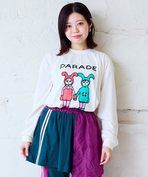 セール】【別注】YUKI HORIMOTO funnyプリントロンT/おとな（Tシャツ