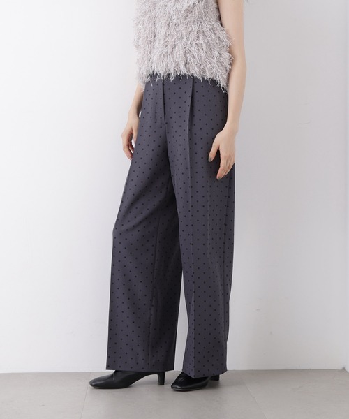 N.(N. Natural Beauty Basic)(エヌエヌナチュラルビューティーベーシック)の「ドットプリントパンツ(その他パンツ・レディース・グレー系その他/ブラック系その他2・フリ-)」の18枚目の写真