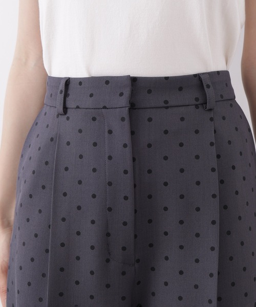 N.(N. Natural Beauty Basic)(エヌエヌナチュラルビューティーベーシック)の「ドットプリントパンツ(その他パンツ・レディース・グレー系その他/ブラック系その他2・フリ-)」の4枚目の写真