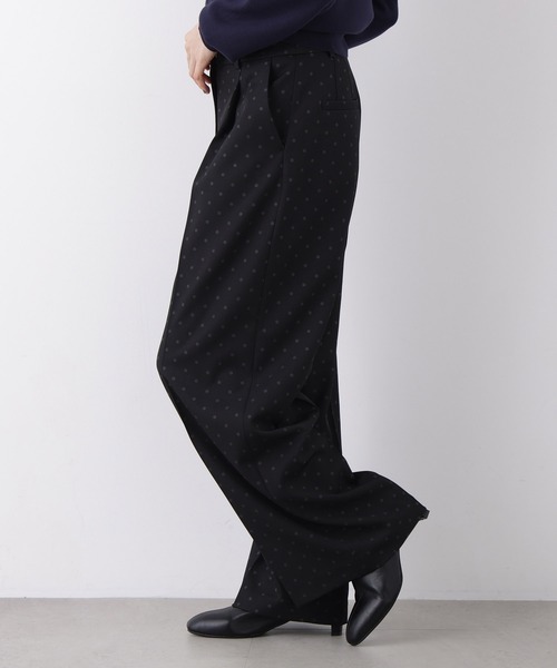 N.(N. Natural Beauty Basic)(エヌエヌナチュラルビューティーベーシック)の「ドットプリントパンツ(その他パンツ・レディース・グレー系その他/ブラック系その他2・フリ-)」の10枚目の写真
