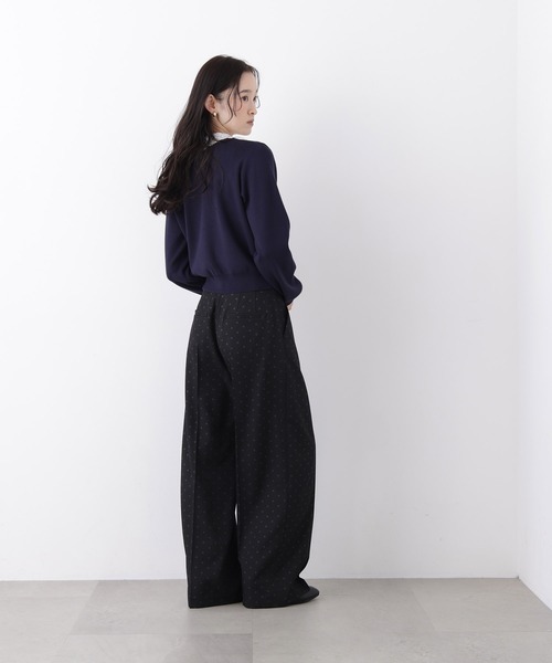 N.(N. Natural Beauty Basic)(エヌエヌナチュラルビューティーベーシック)の「ドットプリントパンツ(その他パンツ・レディース・グレー系その他/ブラック系その他2・フリ-)」の13枚目の写真