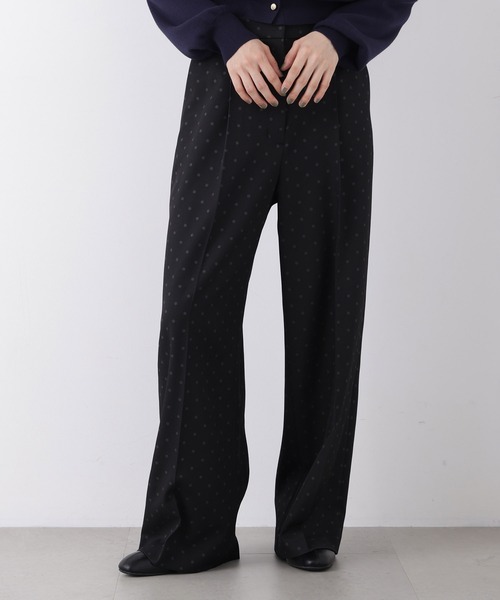 N.(N. Natural Beauty Basic)(エヌエヌナチュラルビューティーベーシック)の「ドットプリントパンツ(その他パンツ・レディース・グレー系その他/ブラック系その他2・フリ-)」の14枚目の写真