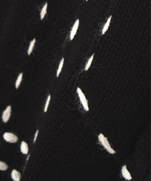 BEAVER(ビーバー)の「B omnivore/ビーオムニボー HANDSTITCH CABLE KNIT JKT ハンドステッチケーブルニットジャケット(ニット/セーター・メンズ・ホワイト/ブラック/ネイビー/ブラウン・M/L)」の11枚目の写真
